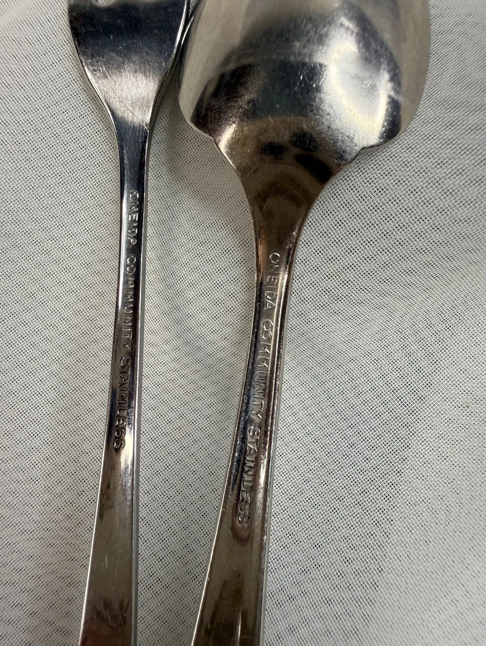 Oneida Community My Rose Stainless Relish Serving Set Jelly Spoon Olive Fork